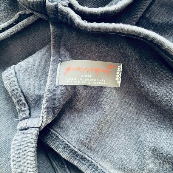 Free People Movement Hot Shot Mini Dress Built In Shorts Blue Indigo Size XS - Picture 8 of 10